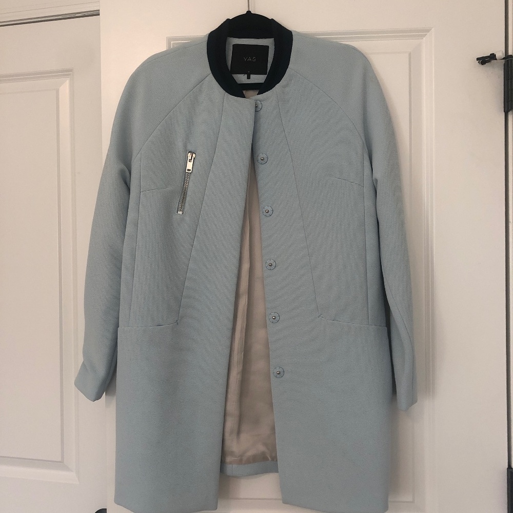 Y•A•S jacket in baby blue